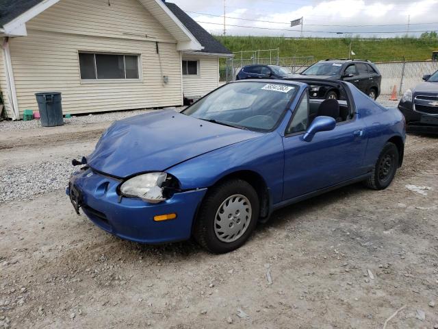 JHMEG1145PS009296 - 1993 HONDA CIVIC DEL SOL S BLUE photo 1