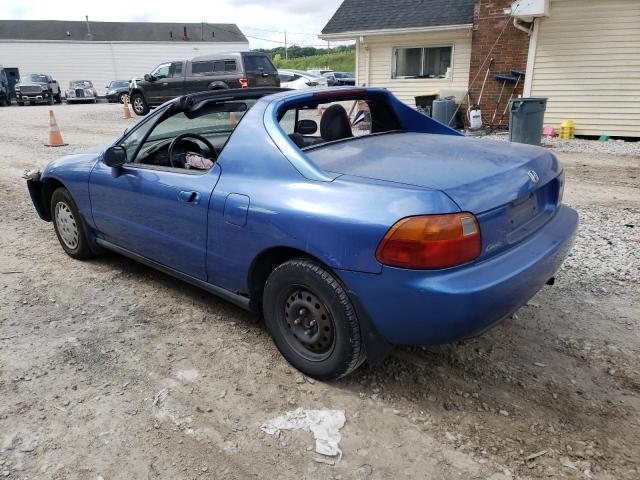 JHMEG1145PS009296 - 1993 HONDA CIVIC DEL SOL S BLUE photo 2