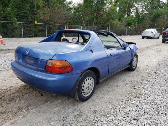 JHMEG1145PS009296 - 1993 HONDA CIVIC DEL SOL S BLUE photo 3