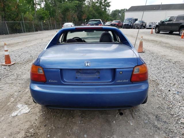 JHMEG1145PS009296 - 1993 HONDA CIVIC DEL SOL S BLUE photo 6
