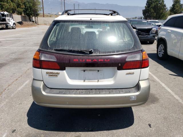 4S3BH686417654103 - 2001 SUBARU LEGACY OUTBACK LIMITED WHITE photo 6