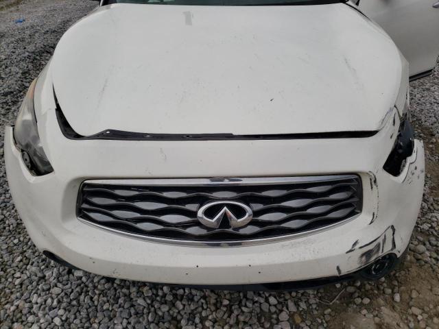 JN8BS1MW6BM170225 - 2011 INFINITI FX50 WHITE photo 12