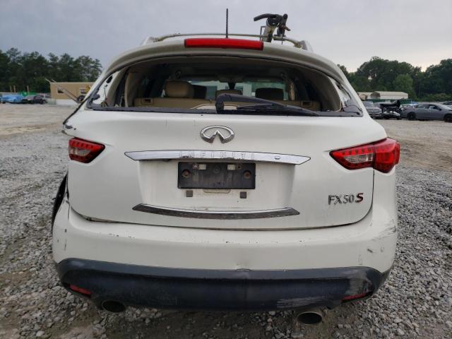 JN8BS1MW6BM170225 - 2011 INFINITI FX50 WHITE photo 6