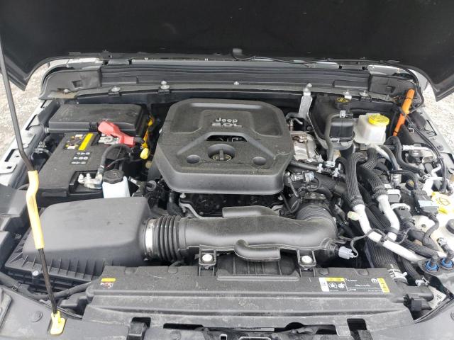 1C4JJXP69NW153646 - 2022 JEEP WRANGLER U SAHARA 4XE GRAY photo 12