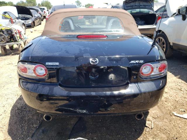 JM1NC25F460117479 - 2006 MAZDA MX-5 MIATA BLACK photo 6