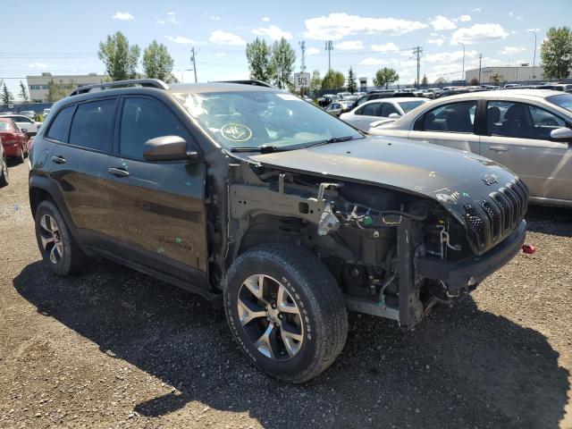 1C4PJMBS4FW739332 - 2015 JEEP CHEROKEE TRAILHAWK 绿色 照片 4