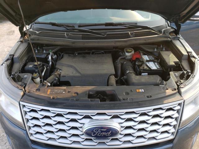 1FM5K8HT6JGB15073 - 2018 FORD EXPLORER PLATINUM BLUE photo 12