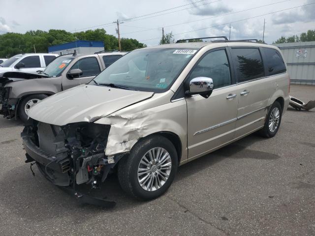 2C4RC1CG1DR691824 - 2013 CHRYSLER TOWN & COU TOURING L TAN photo 1