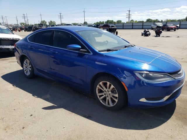 1C3CCCAB9FN730172 - 2015 CHRYSLER 200 LIMITED BLUE photo 4