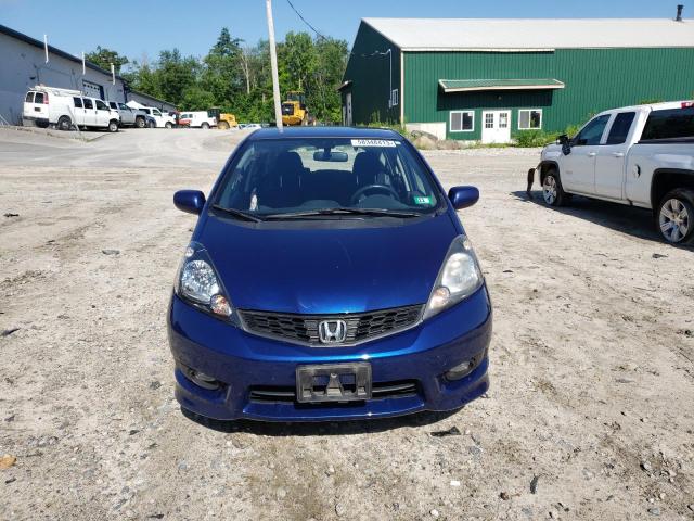 JHMGE8H50CC010298 - 2012 HONDA FIT SPORT BLUE photo 5