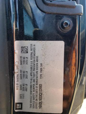 1G6DL1E33C0122683 - 2012 CADILLAC CTS PERFORMANCE COLLECTION Черный фото 12