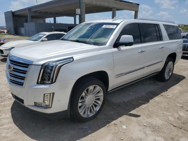 1GYS3KKJ9JR366662 - 2018 CADILLAC ESCALADE ESV PLATINUM თეთრი ფოტო 1