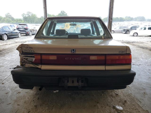 1HGED3648LA017876 - 1990 HONDA CIVIC DX BEIGE photo 6