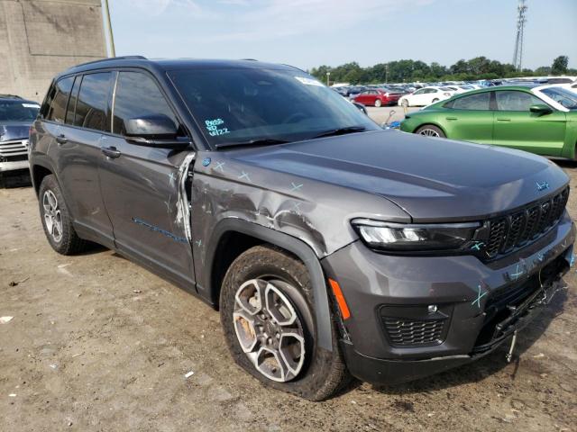 1C4RJYC65N8748206 - 2022 JEEP GRAND CHER TRAILHAWK 4XE GRAY photo 4
