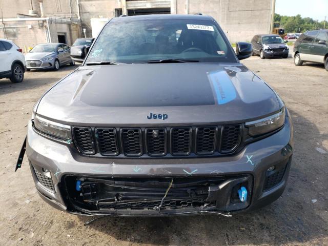 1C4RJYC65N8748206 - 2022 JEEP GRAND CHER TRAILHAWK 4XE GRAY photo 5