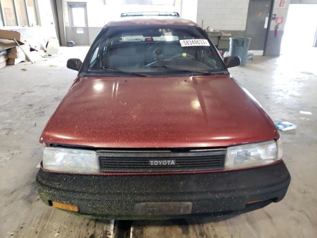 JT2AE92W5K3294548 - 1989 TOYOTA COROLLA DLX RED photo 5