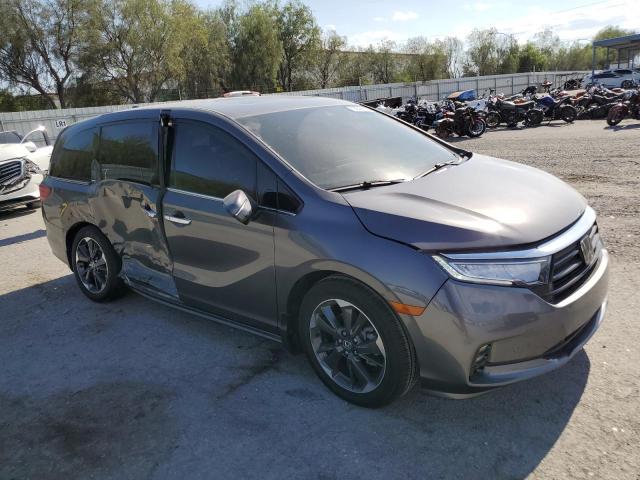 5FNRL6H91NB018018 - 2022 HONDA ODYSSEY ELITE GRAY photo 4