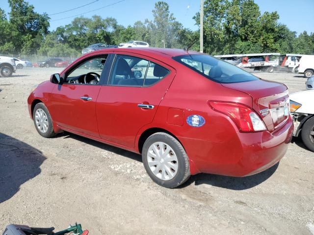 3N1CN7AP7CL858532 - 2012 NISSAN VERSA S RED photo 2