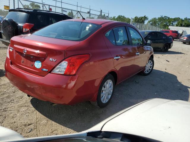 3N1CN7AP7CL858532 - 2012 NISSAN VERSA S RED photo 3