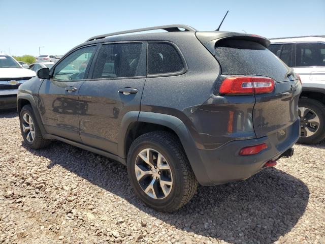1C4PJMBSXEW214239 - 2014 JEEP CHEROKEE TRAILHAWK CHARCOAL photo 2
