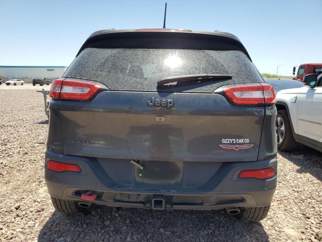 1C4PJMBSXEW214239 - 2014 JEEP CHEROKEE TRAILHAWK CHARCOAL photo 6