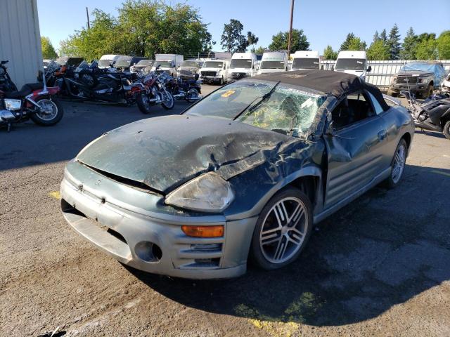 4A3AE75H13E125252 - 2003 MITSUBISHI ECLIPSE SPYDER GTS GREEN photo 1