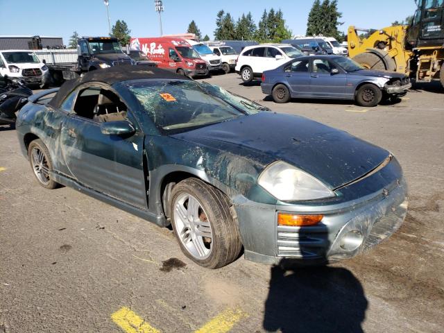 4A3AE75H13E125252 - 2003 MITSUBISHI ECLIPSE SPYDER GTS GREEN photo 4