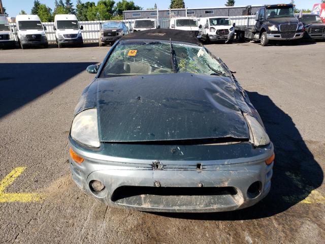 4A3AE75H13E125252 - 2003 MITSUBISHI ECLIPSE SPYDER GTS GREEN photo 5