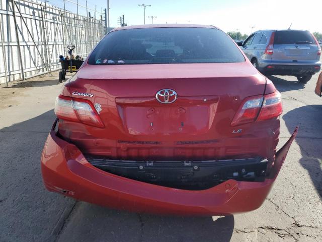 4T4BE46K88R033277 - 2008 TOYOTA CAMRY CE RED photo 6