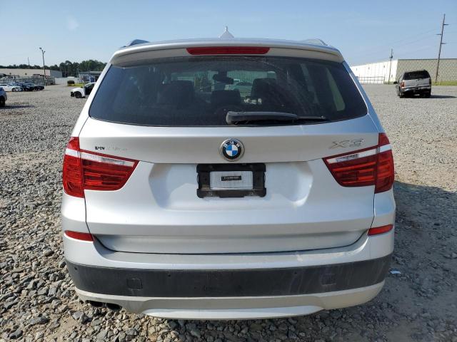 5UXWX9C55D0A21497 - 2013 BMW X3 XDRIVE28I SILVER photo 6