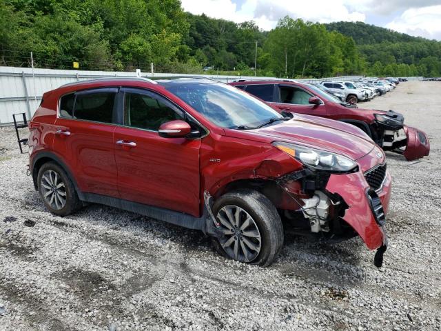 KNDPNCAC3H7185965 - 2017 KIA SPORTAGE EX RED photo 4