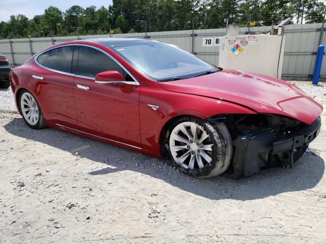 5YJSA1E28GF160807 - 2016 TESLA MODEL S Կարմիր լուսանկար 4