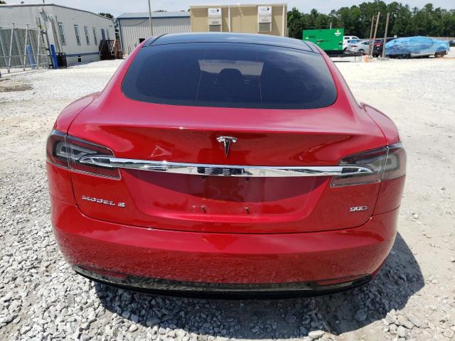5YJSA1E28GF160807 - 2016 TESLA MODEL S Կարմիր լուսանկար 6