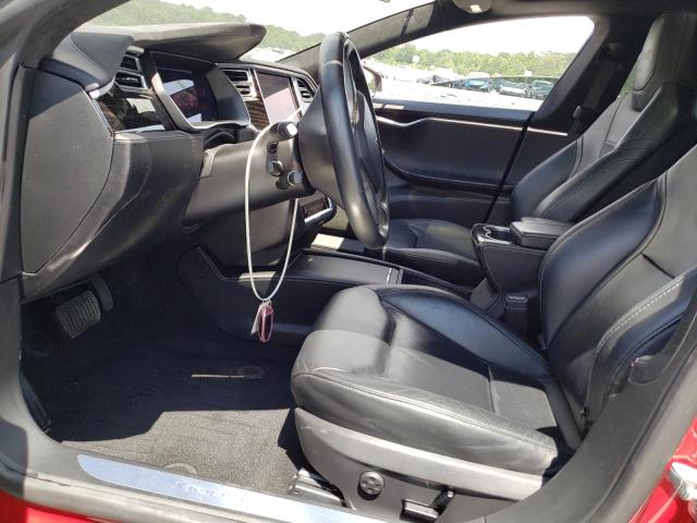 5YJSA1E28GF160807 - 2016 TESLA MODEL S Կարմիր լուսանկար 7