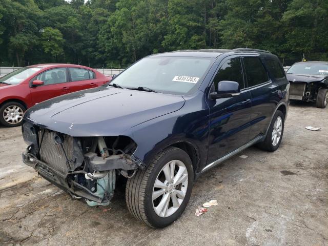 1C4SDHDT5CC159230 - 2012 DODGE DURANGO CREW BLUE photo 1