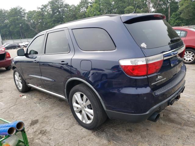 1C4SDHDT5CC159230 - 2012 DODGE DURANGO CREW BLUE photo 2