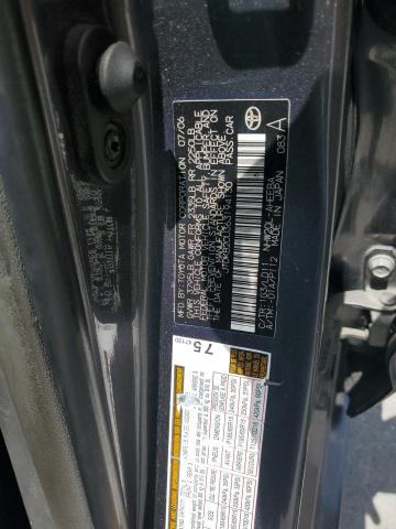 JTDKB20U363194130 - 2006 TOYOTA PRIUS GRAY photo 12