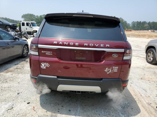 SALWR2PF0GA653902 - 2016 LAND ROVER RANGE ROVE HSE BURGUNDY photo 6