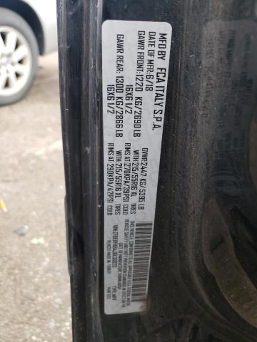 ZFBERFAB4J6L30823 - 2018 RAM PROMASTER შავი ფოტო 13