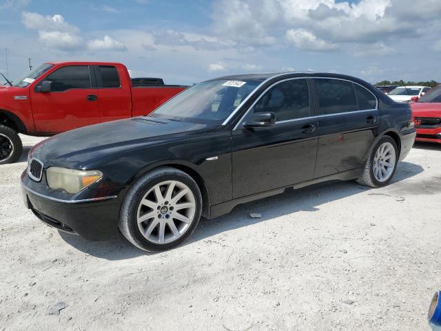 WBAGN63454DS49441 - 2004 BMW 745 LI أسود صورة 1