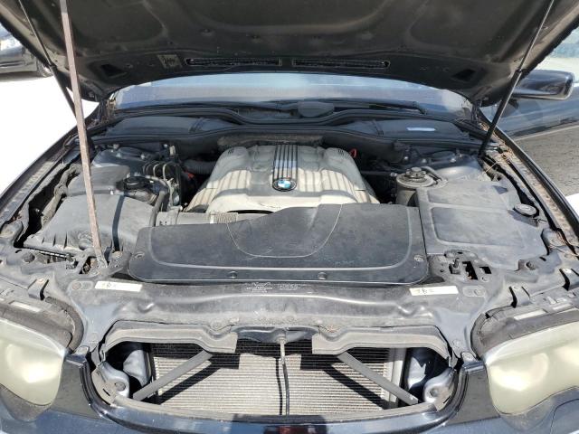 WBAGN63454DS49441 - 2004 BMW 745 LI أسود صورة 11