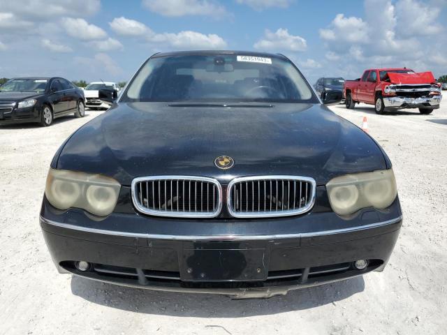 WBAGN63454DS49441 - 2004 BMW 745 LI BLACK photo 5