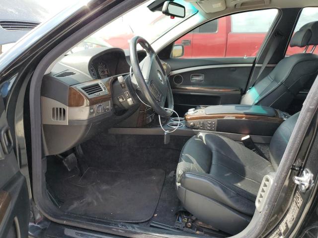 WBAGN63454DS49441 - 2004 BMW 745 LI أسود صورة 7