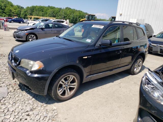 WBXPA93486WG91675 - 2006 BMW X3 3.0I BLACK photo 1