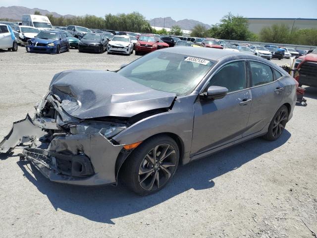 19XFC2F81KE036512 - 2019 HONDA CIVIC SPORT 灰色 照片 1