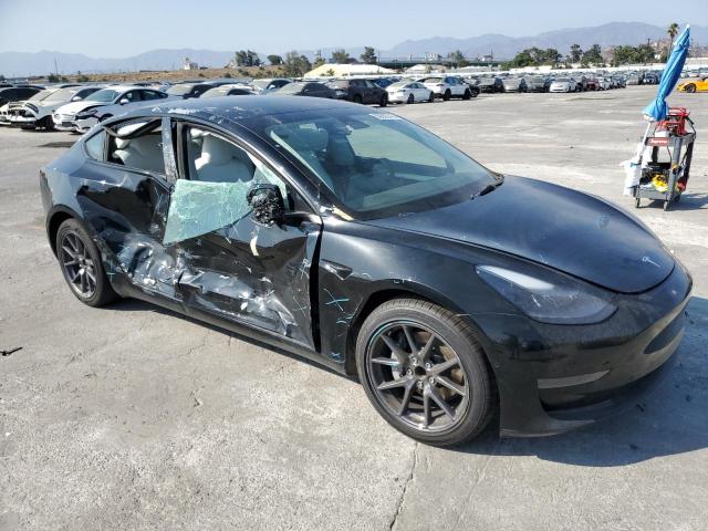 5YJ3E1EA4NF318086 - 2022 TESLA MODEL 3 黑色 照片 4