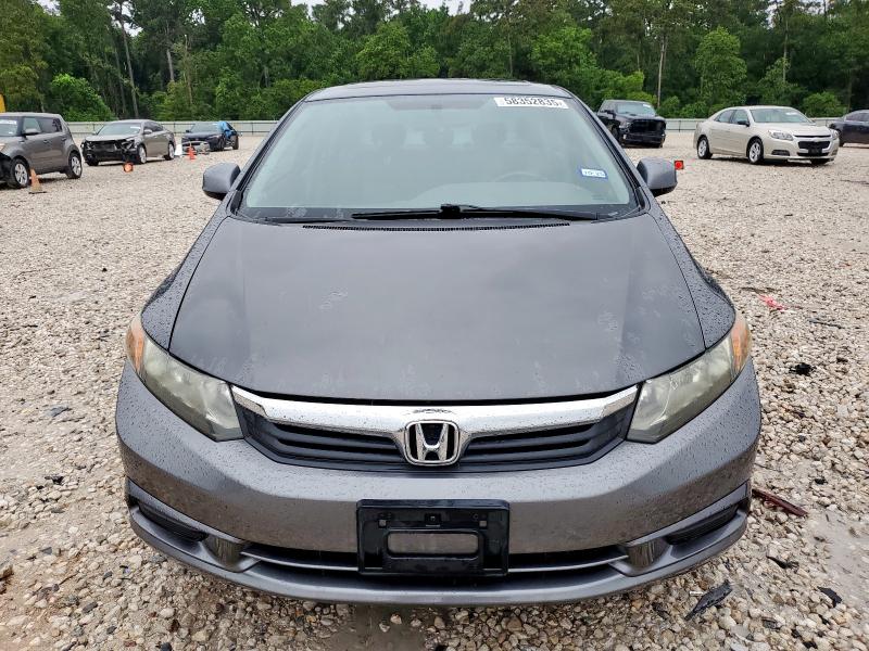 2HGFB2F98CH523760 - 2012 HONDA CIVIC EXL GRAY photo 5