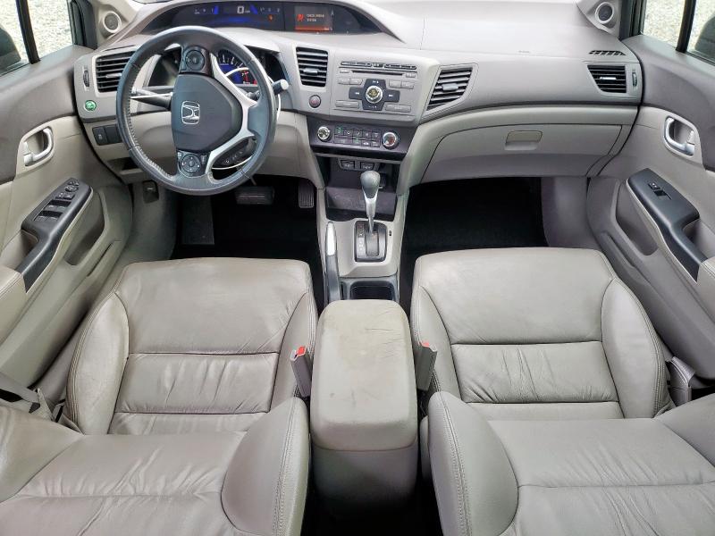 2HGFB2F98CH523760 - 2012 HONDA CIVIC EXL GRAY photo 8