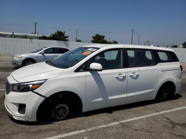 KNDMA5C19J6403408 - 2018 KIA SEDONA L WHITE photo 1