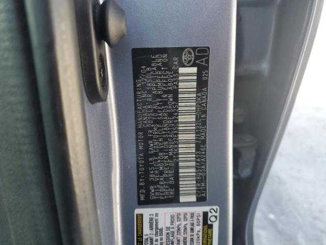 2T1KR32EX5C424257 - 2005 TOYOTA COROLLA MA XR BLUE photo 12